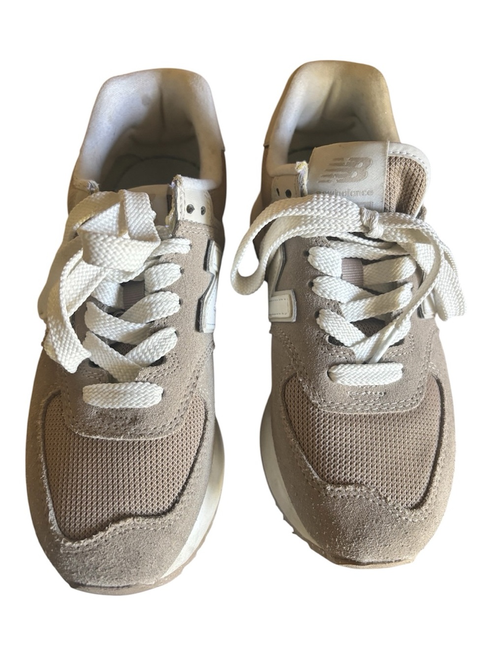 Womens New Balance 574+ - Driftwood. Size 7 Sneaker Trainers Platform shoes - Picture 2 of 7